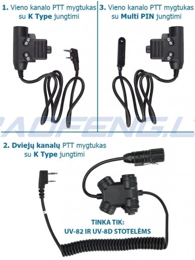 Taktinė ausinė + PTT 5